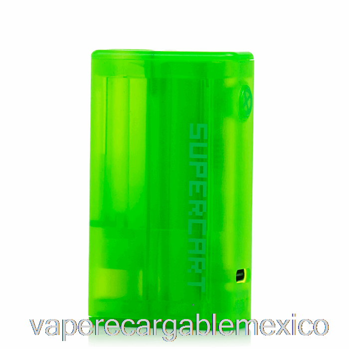 Vape Recargable Supercart Superbox 510 Bateria Ecto Green